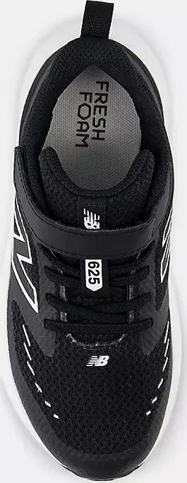 New Balance Fresh Foam 625 Bungee Lace schwarz/weiß (Junior)