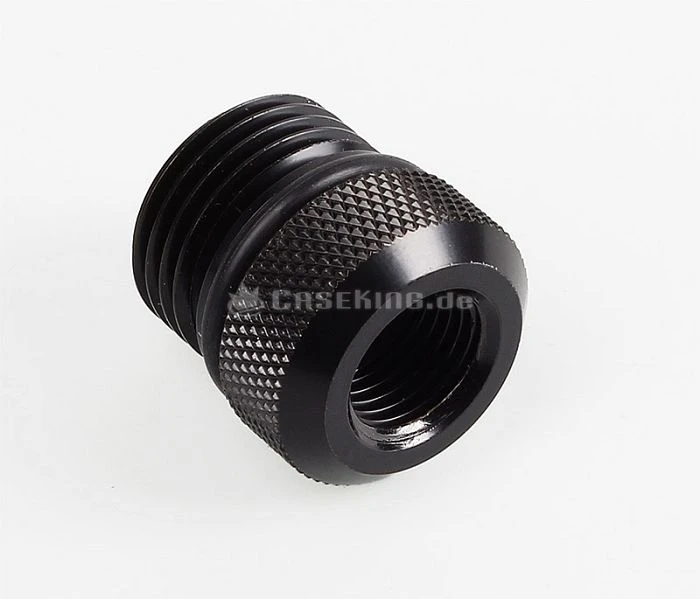 Bitspower Einlass-Adapter auf G1/4" für Eheim 1250 matt schwarz