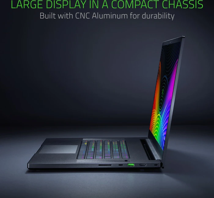 Razer Blade Pro 17 (2019) - FHD/144Hz, Core i7-9750H, 16GB RAM, 512GB SSD, GeForce RTX 2060, DE