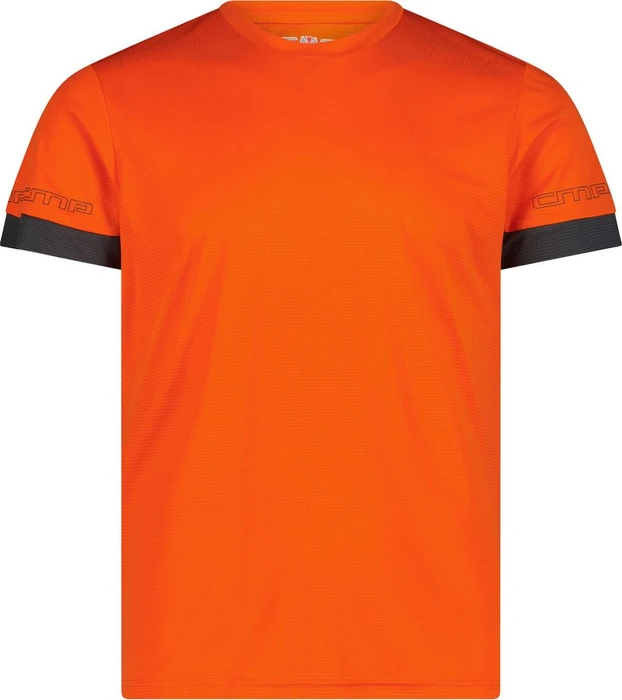 CMP Unlimitech Logo Funktionsshirt kurzarm orange (Herren)