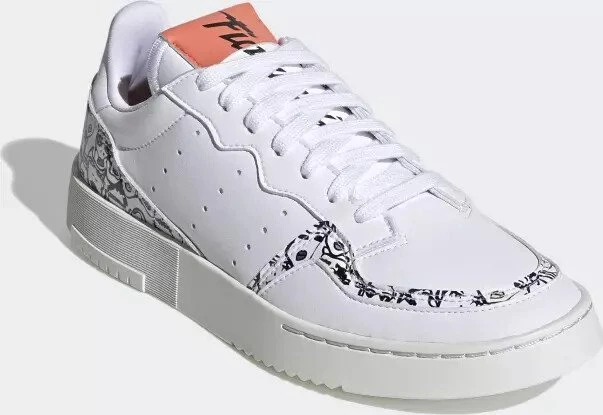adidas Supercourt cloud white/core black/semi coral (Damen)