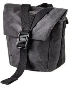 Wotancraft Pilot Travel Camera Bag 2L Black Canvas