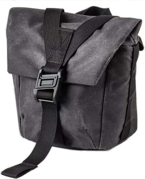 Wotancraft Pilot Travel Camera Bag 2L Black Canvas