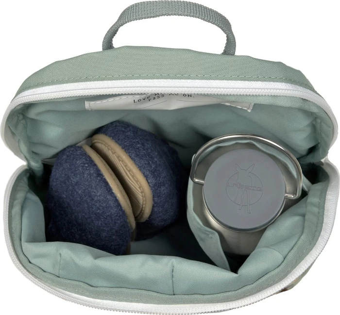 Lässig Tiny Drivers Bagger gelb Kindergartenrucksack