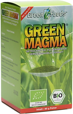 allcura Green Magma Gerstengrasextrakt Pulver, 80g