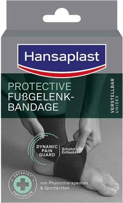 Hansaplast Protective Fußgelenkbandage verstellbar, 1 Stück