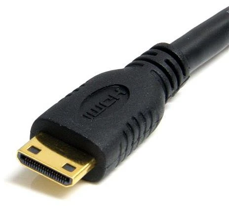 StarTech High Speed mit Ethernet HDMI 1.4 Kabel Typ-A/Typ-C Mini schwarz, 0.5m