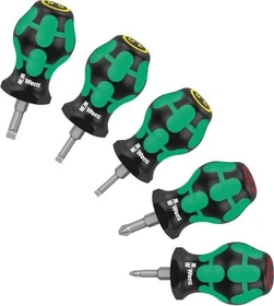 Wera Stubby Set 1 Schraubendrehersatz,   5-tlg.