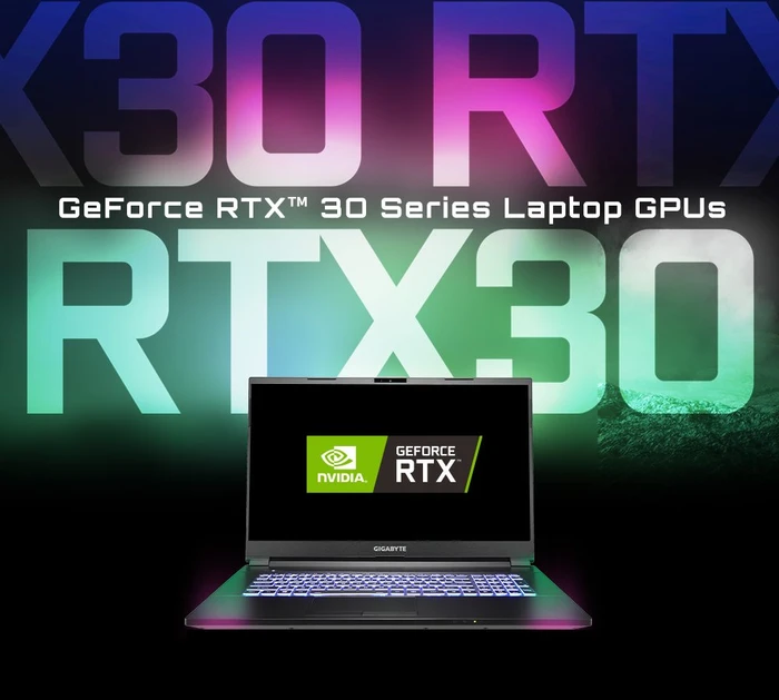 GIGABYTE A7, Ryzen 9 5900HX, 16GB RAM, 512GB SSD, GeForce RTX 3070, DE