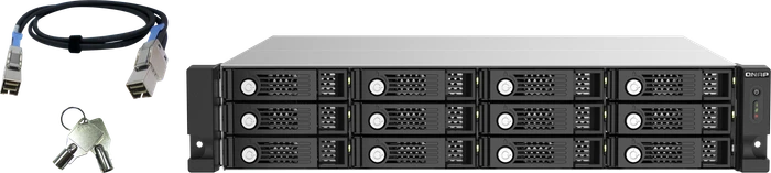 QNAP Rack Expansion Unit TL-R1220Sep-RP, 2x Mini SAS HD, 2HE
