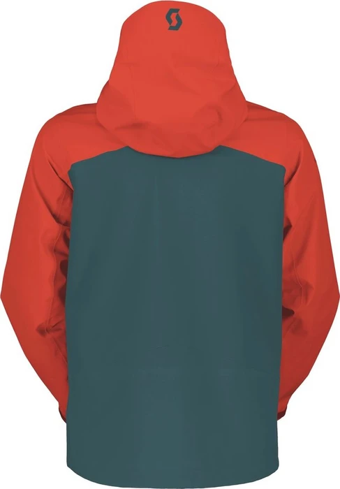 Scott Explorair 3L Skijacke magma red/aruba green (Herren)