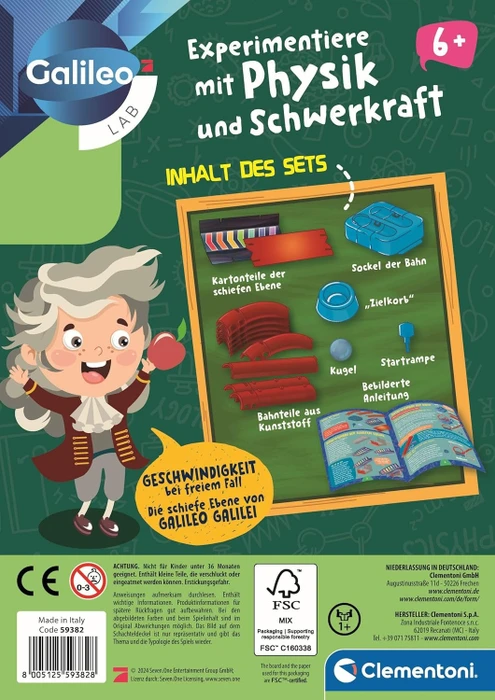 Clementoni Galileo Lab Experimentiere mit Physik und Schwerkraft