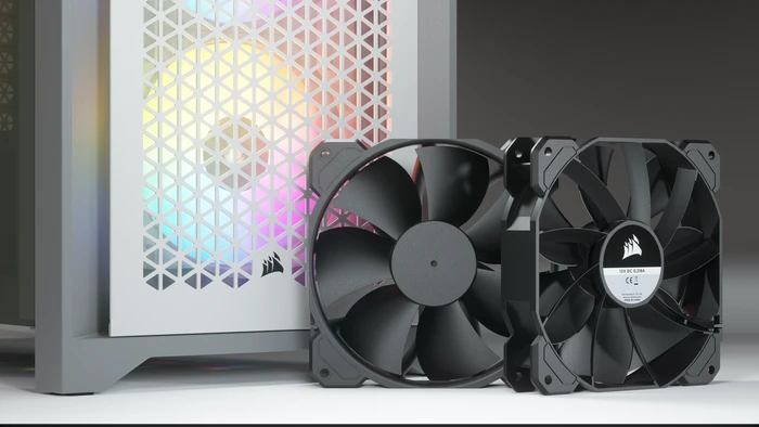 Corsair 4000D Airflow, weiß, Glasfenster