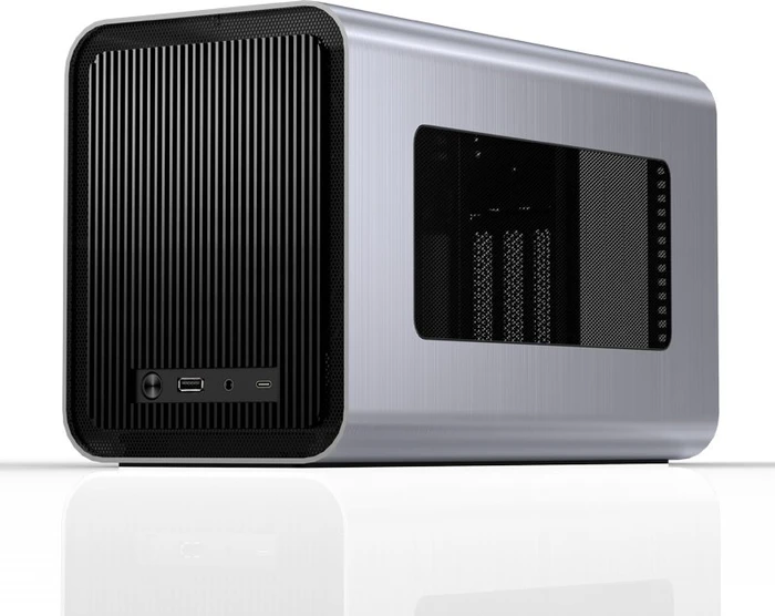 Jonsbo V11, silber, Mini-ITX