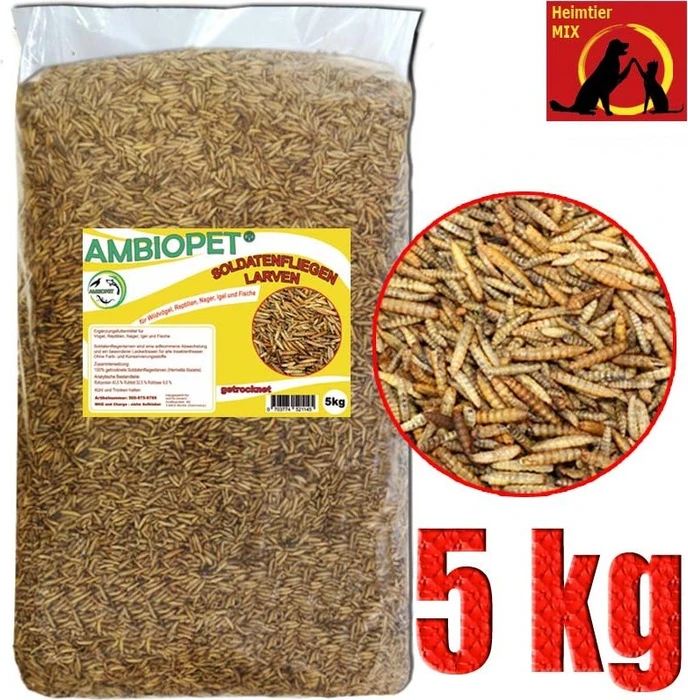 Ambiopet Soldatenfliegenlarven, 5kg