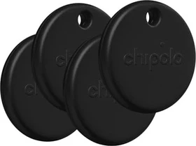 Chipolo Pop schwarz, 4er-Pack