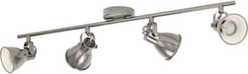 Eglo Seras Spot 4-flammig nickel antik