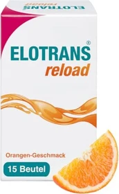 Stada Elotrans Reload Orangen-Geschmack Elektrolyt-Pulver Beutel, 15 Stück