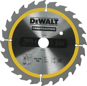 DeWalt DT1949 Kreissägeblatt 24Z, 165x1.5x20mm, 1 Stück