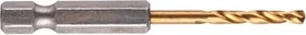 Milwaukee Red Hex Shockwave HSS-G TiN Metallbohrer, 3x23x65mm, 2 Stück