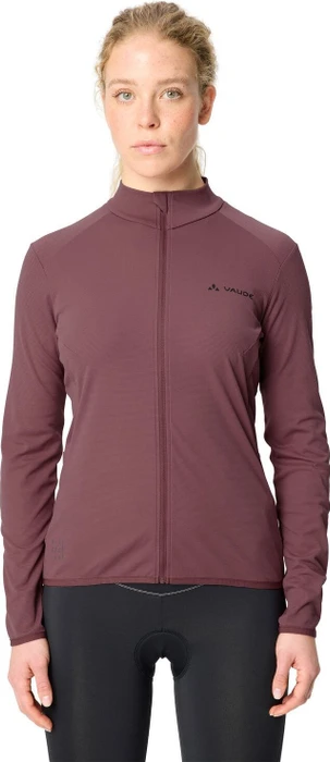 Vaude Matera FZ II Trikot langarm ruby dusk (Damen)