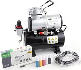 Fengda AS-186K Airbrush Elektro-Kompressor inkl. Zubehör