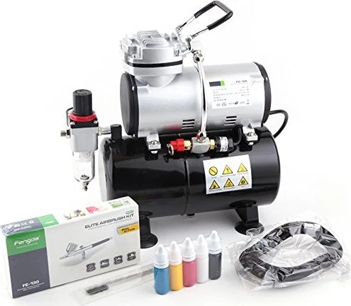 Fengda AS-186K Airbrush Elektro-Kompressor inkl. Zubehör