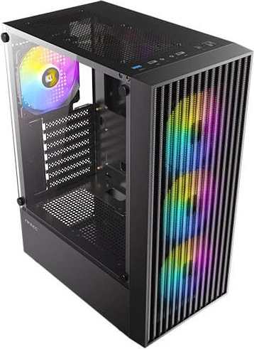 Antec AX27 RGB Elite, schwarz, Glasfenster