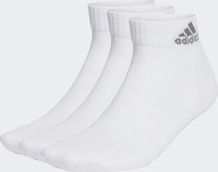 adidas Cushioned Ankle Socken white/grey four, 3 Paare