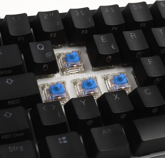 Ducky One 2 Mini RGB PBT, LEDs RGB, schwarz, MX RGB BLUE, USB, DE