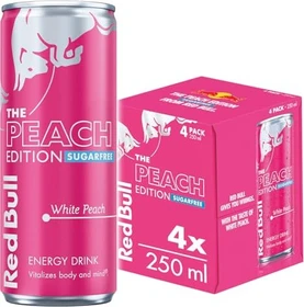 Red Bull The Summer Edition White Peach Sugarfree 4x 250ml