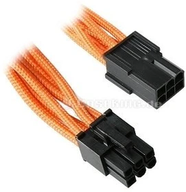 BitFenix Alchemy 6-Pin PCIe Verlängerung 45cm, sleeved orange (BFA-MSC-6PEG45OK-RP)