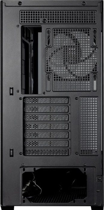 Zalman P40 DS Black, schwarz, Glasfenster