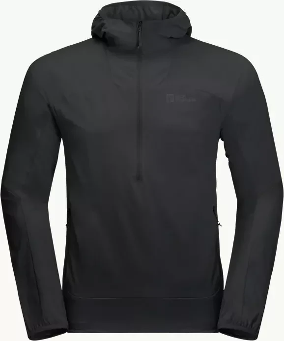 Jack Wolfskin Prelight Overhead Funktionsjacke schwarz (Herren)