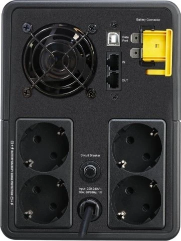 APC Back-UPS, 2200VA, 4x Schuko, USB
