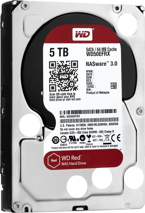 Western Digital WD Red 5TB, 24/7, 512e / 3.5" / SATA 6Gb/s