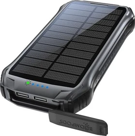 Boompods Neutron Solar Powerbank 10000mAh schwarz