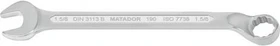 Matador 0190 Ring-Maulschlüssel zöllig, 1.5/8"x520mm