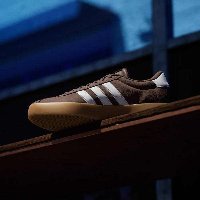 adidas VL Court 3.0 earth strata/cloud white/gold metallic