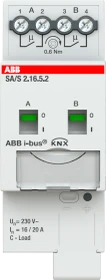 ABB SA/S2.16.5.2 Schaltaktor 2-fach, 230V, 16A, 2TE REG, Schaltaktor (2CDG110265R0011)