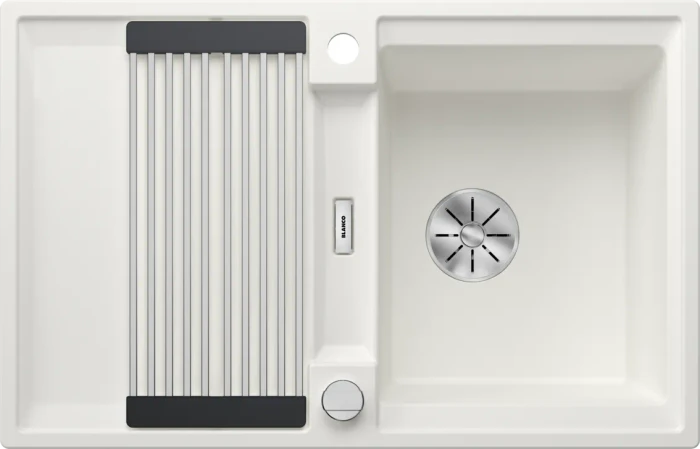 Blanco Adira 45 S InFino Becken reversibel mit Ablauffernbedienung weiß