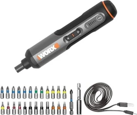 Worx Akku-Stabschrauber inkl. Akku 1.5Ah + Zubehör