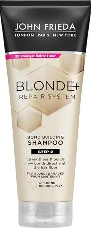 John Frieda Blonde+ Repair System Bond Building Shampoo, 250ml