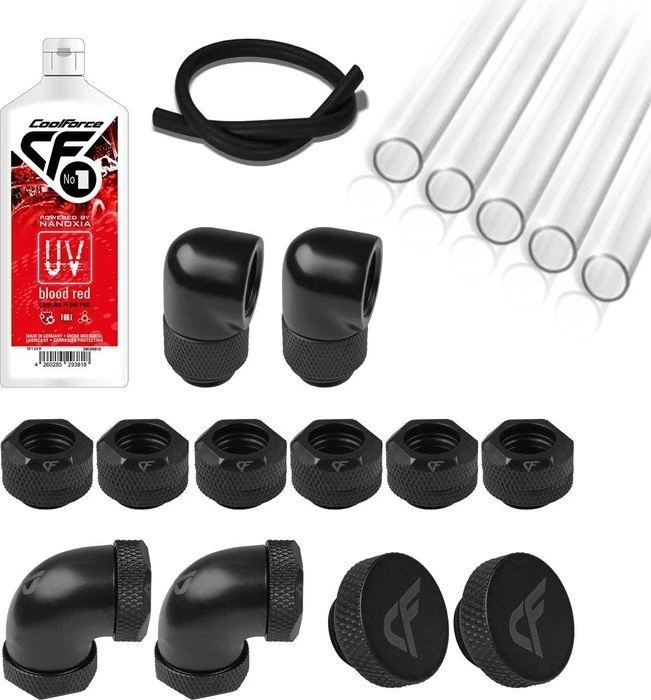 Nanoxia PETG Starter Pack S 12/10mm Blood Red