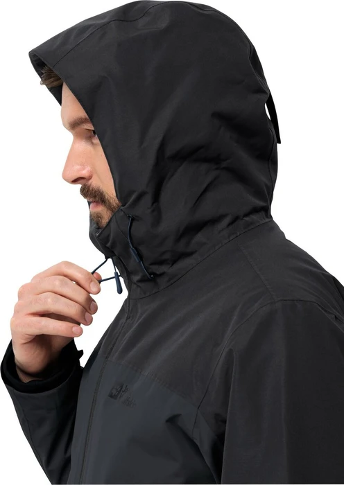 Jack Wolfskin Glaabach 3in1 Funktionsjacke schwarz (Herren)