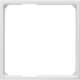 Berker S.1/B.3/B.7 Adapterring für Zentralstück 50x50mm, polarweiß
