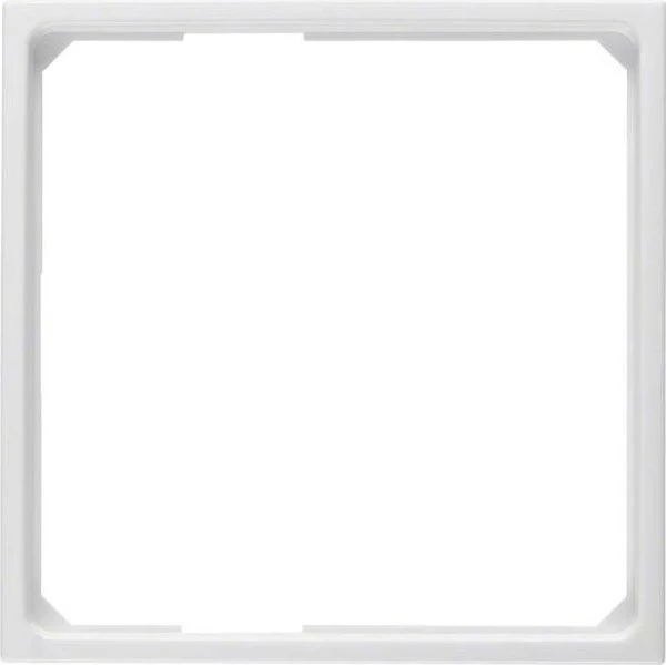 Berker S.1/B.3/B.7 Adapterring für Zentralstück 50x50mm, polarweiß