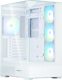 Zalman P40 Prism Plus White, weiß, Glasfenster