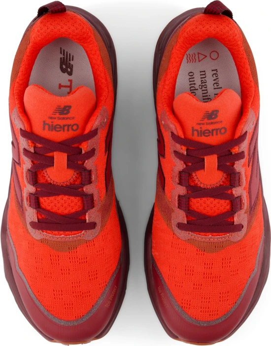 New Balance Fresh Foam X Hierro v9 neo flame/mulled wine (Herren)
