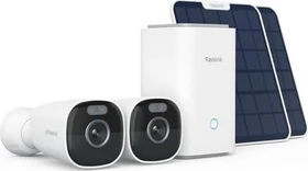 Reolink Argus Eco weiß, Series B320, inkl. Solarpanel, 2er-Pack
